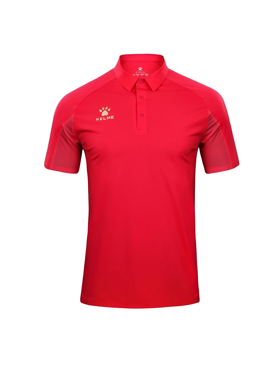 Футболка-поло KELME Short Sleeve Polo Shirt Red