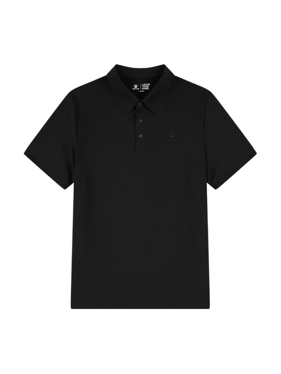 Футболка-поло KELME Short-sleeved Polo Shirt Black