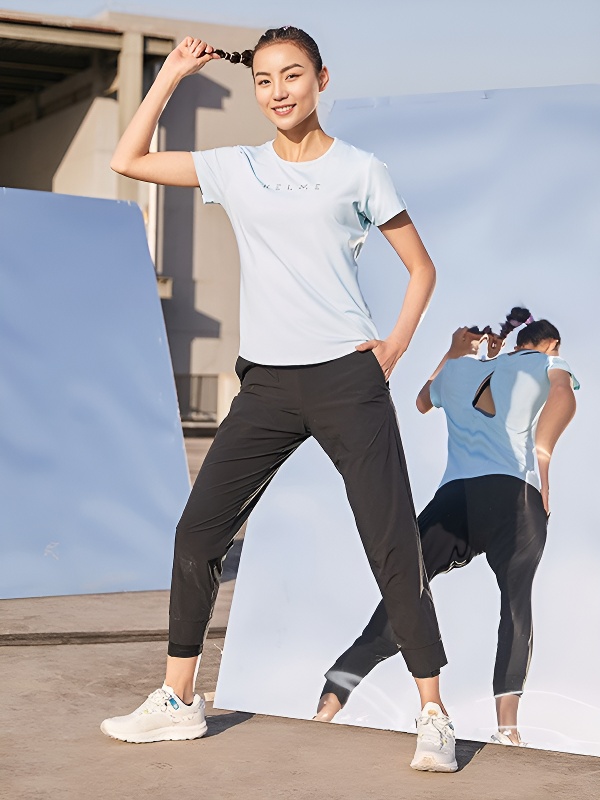 Женская футболка KELME Function Short T Light Blue