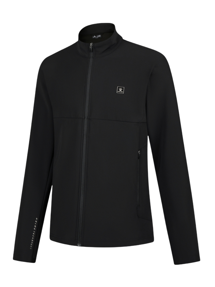 Олимпийка KELME Fleece Knitted Jacket (stand Collar) Black