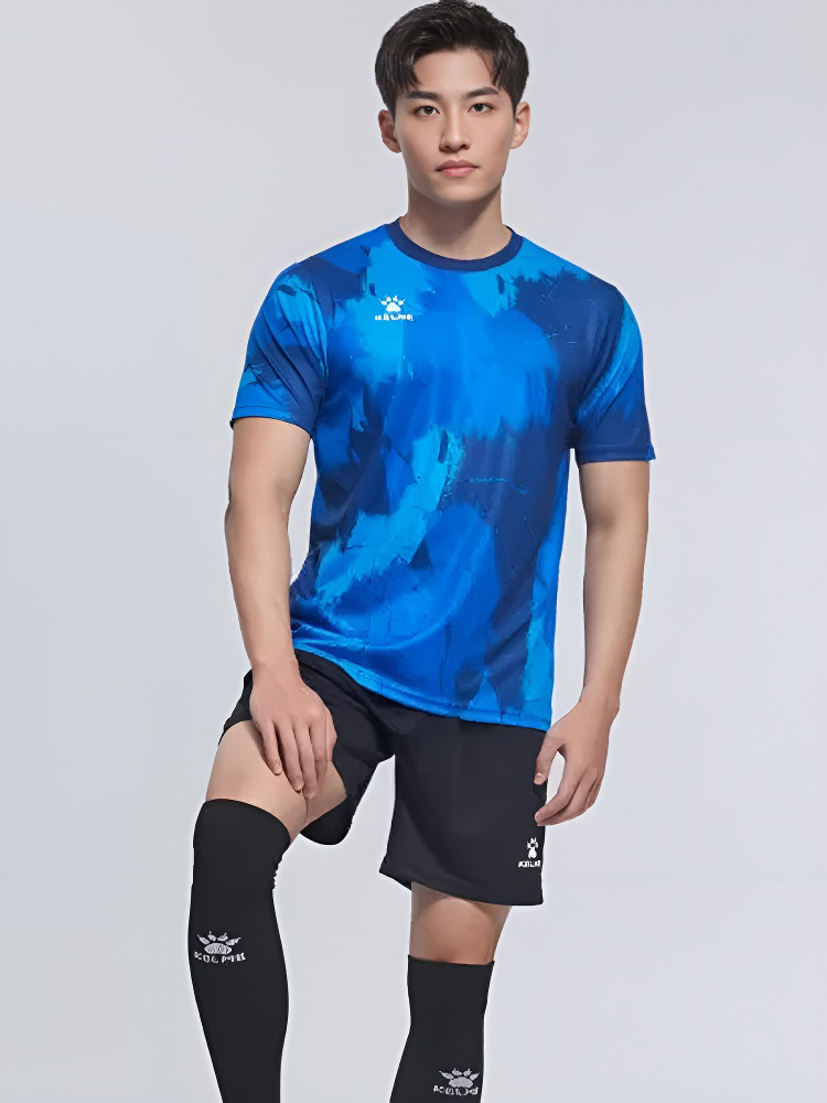 Футболка KELME Short Sleeve Football Shirt Blue