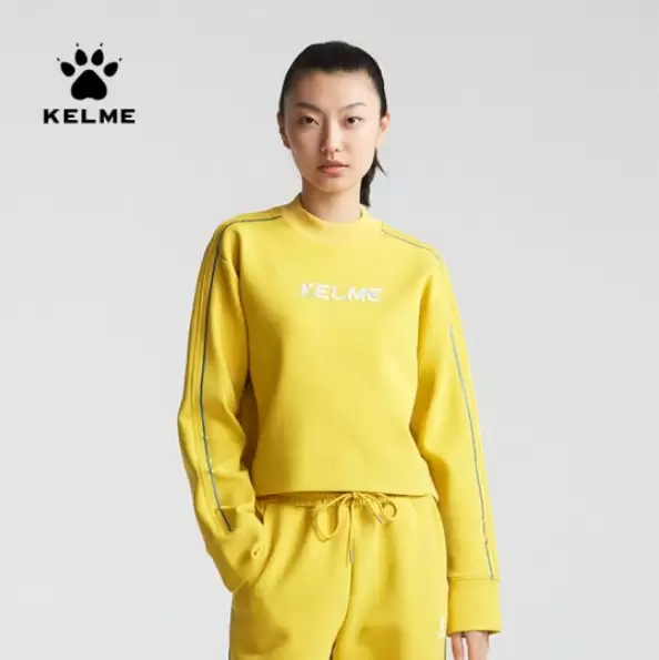 Свитшот KELME Round Neck Sweater Yellow