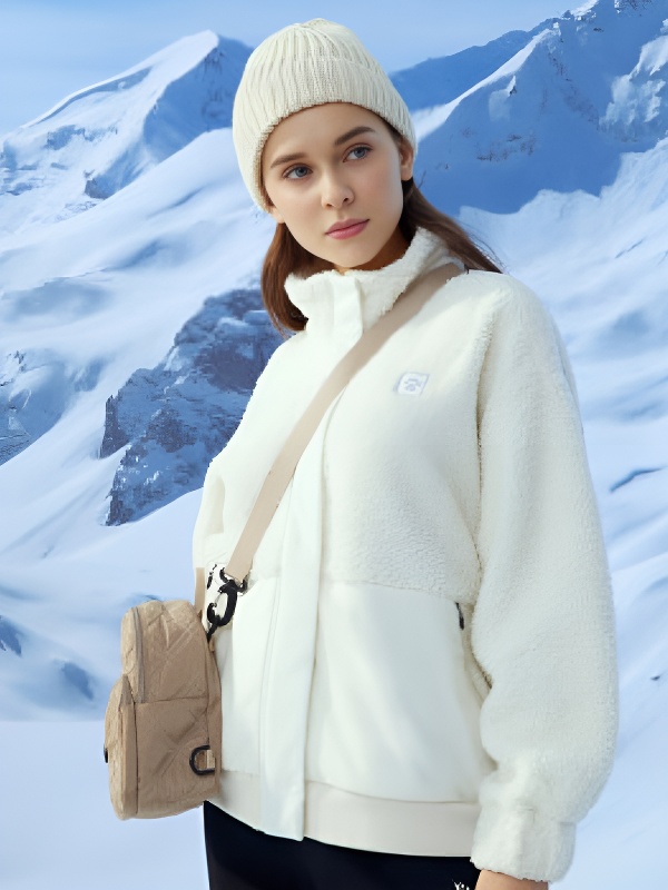 Толстовка KELME Teddy Fleece Jacket White