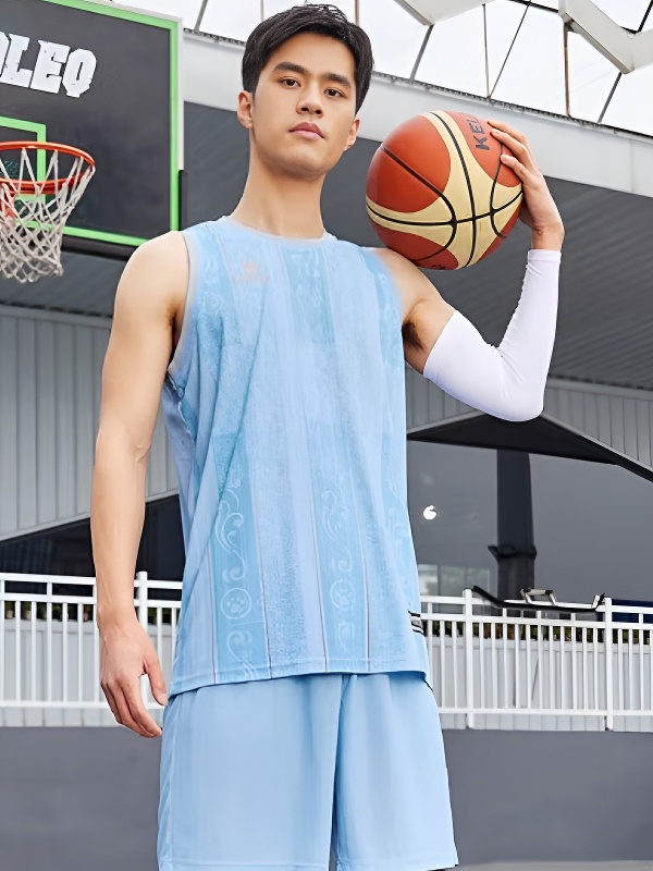 Баскетбольная форма KELME Basketball Clothes Light Blue
