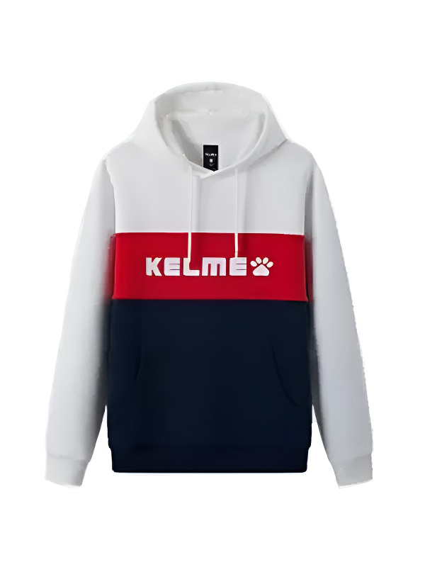 Худи KELME Hooded Sweater (White/Dark Blue)