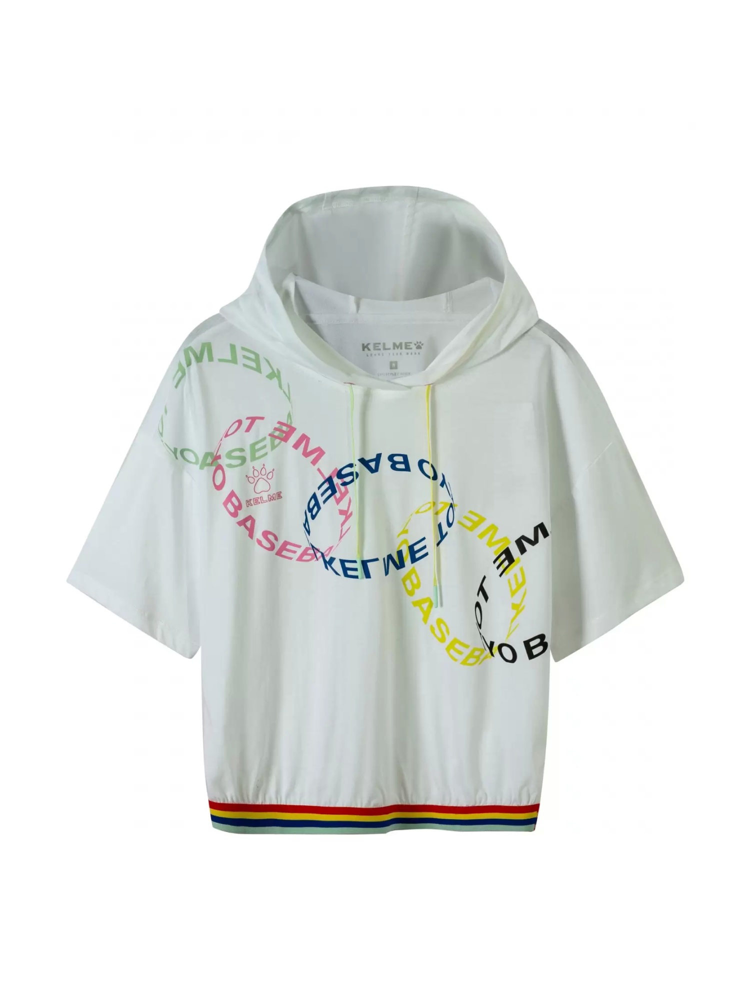 Худи KELME Short T With Hood White