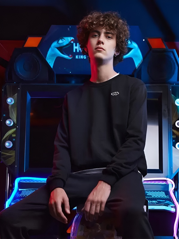 Свитшот KELME Round Neck Sweater Black