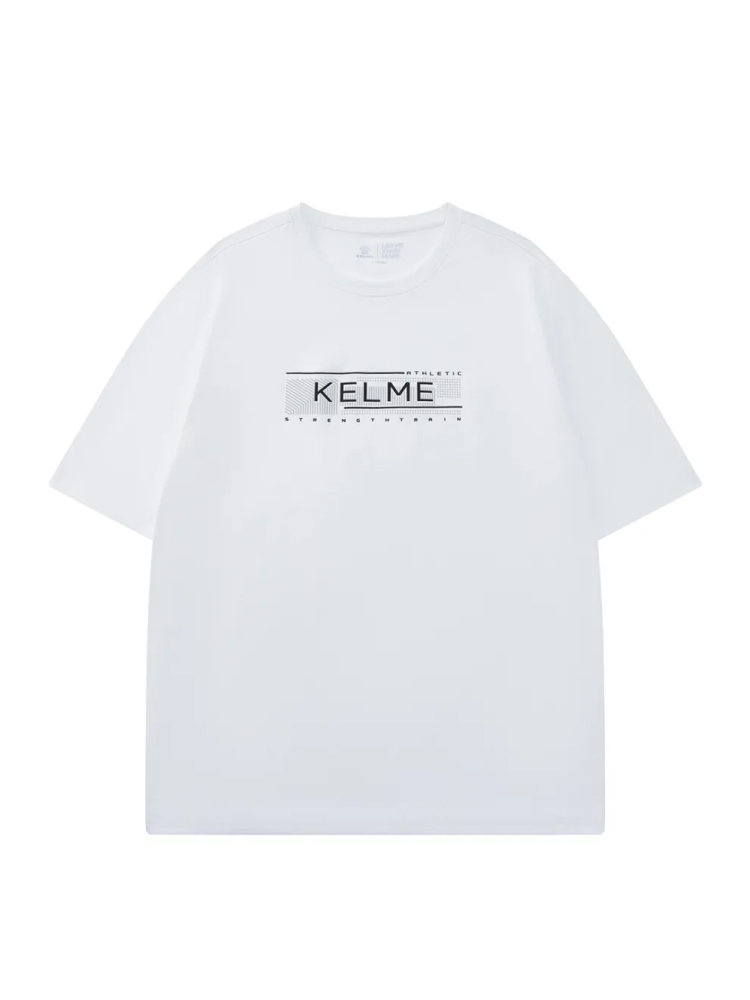 Футболка KELME Crew Neck Short-sleeved T-shirt White