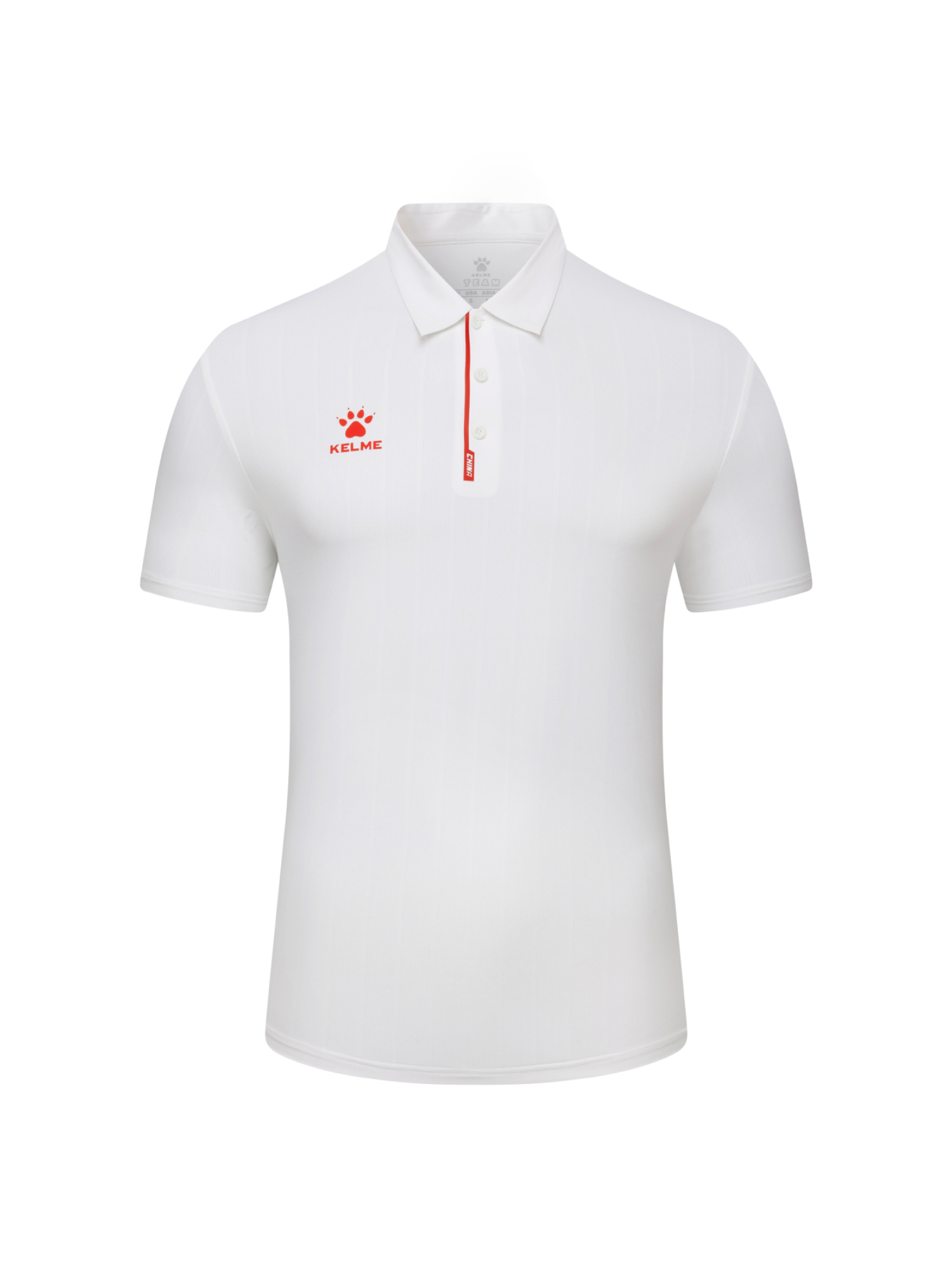 Футболка-поло KELME Short Sleeve Polo Shirt White