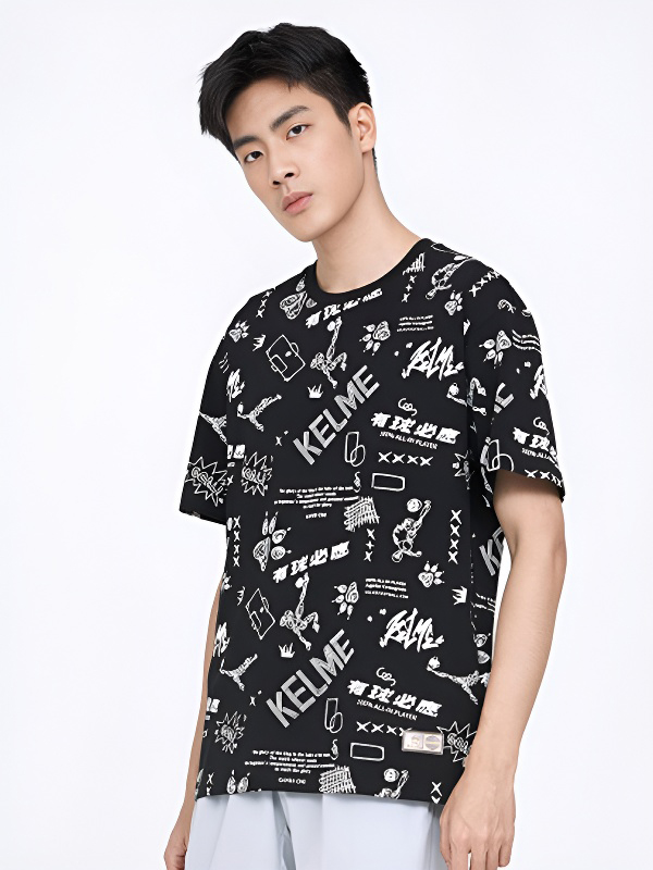 Футболка KELME Short Sleeve T-Shirt Black