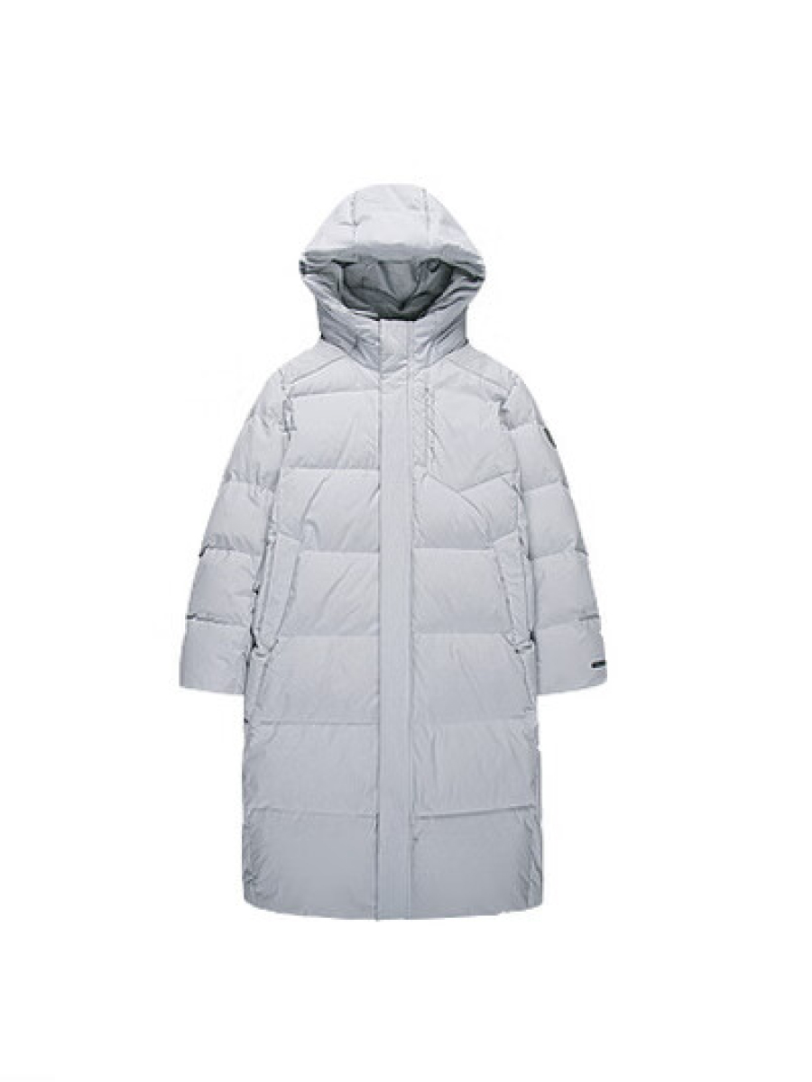 Пуховик KELME Long Down Jacket Grey
