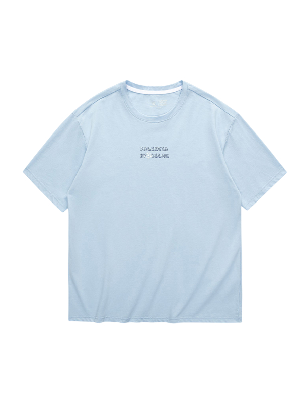 Футболка KELME Round Neck Short Sleeve T-Shirt Light Blue