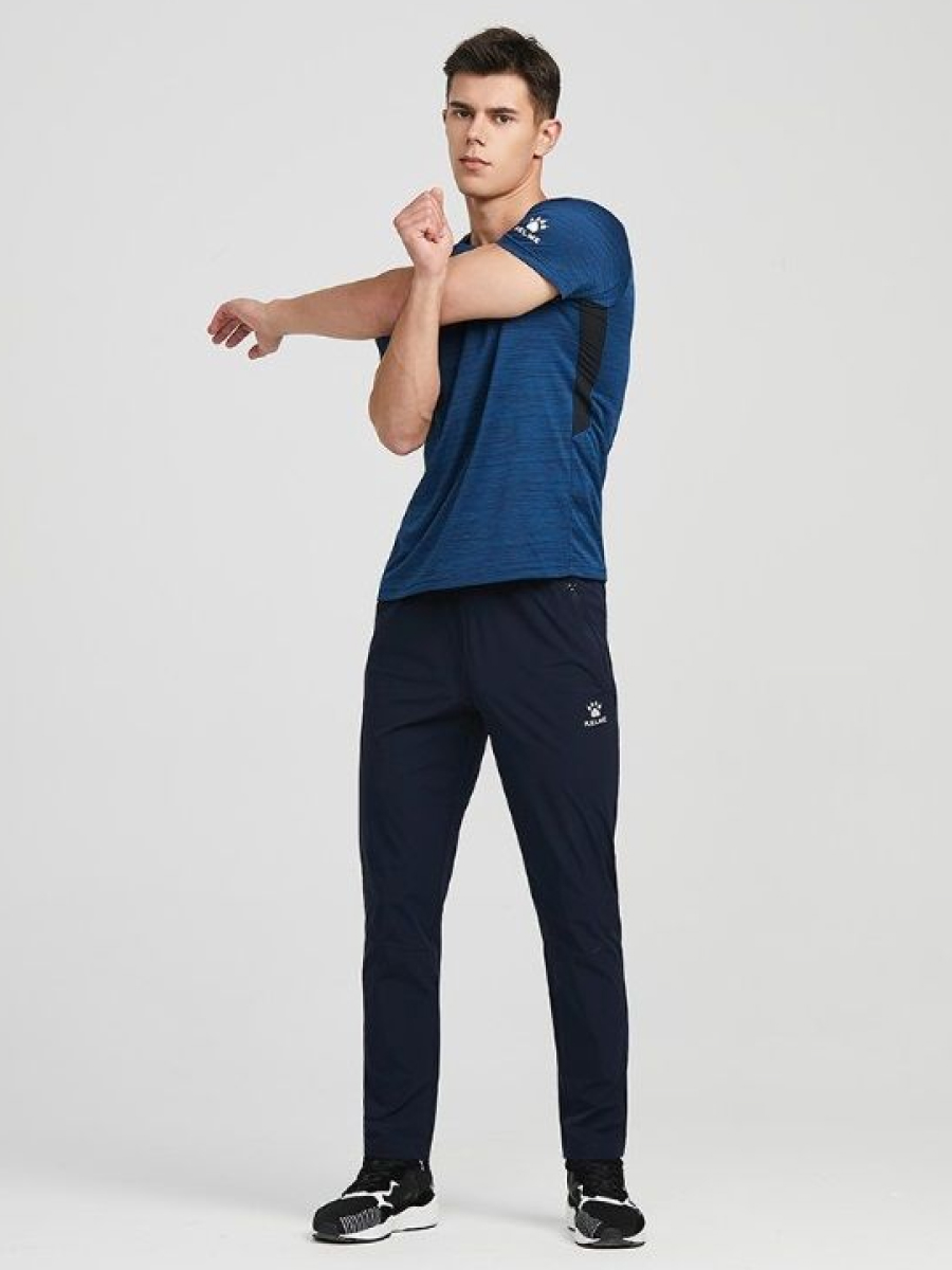 Футболка KELME Crew Neck T-Shirt Dark Blue