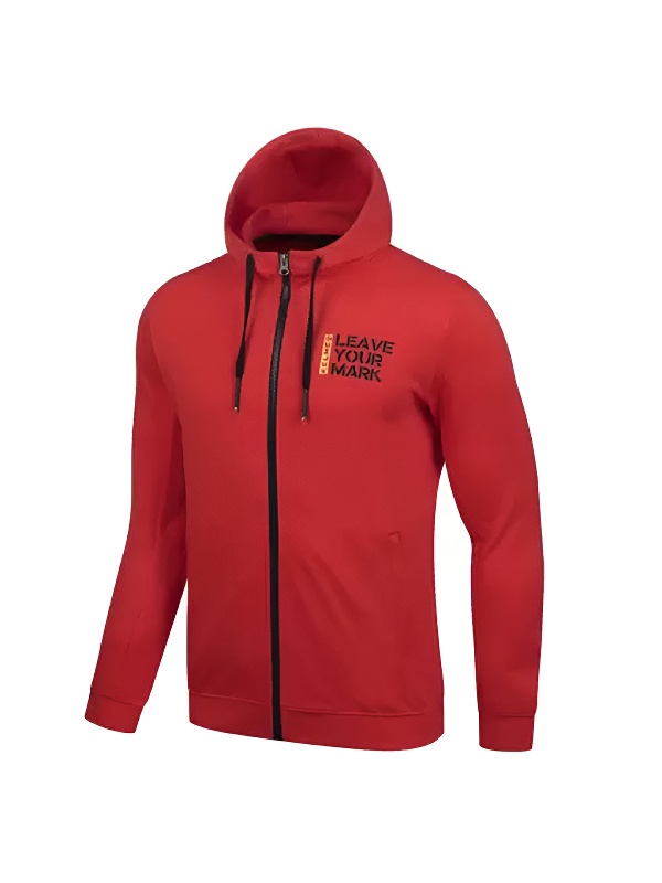 Толстовка KELME Men's Knitted Hooded Sweatshirt Orange