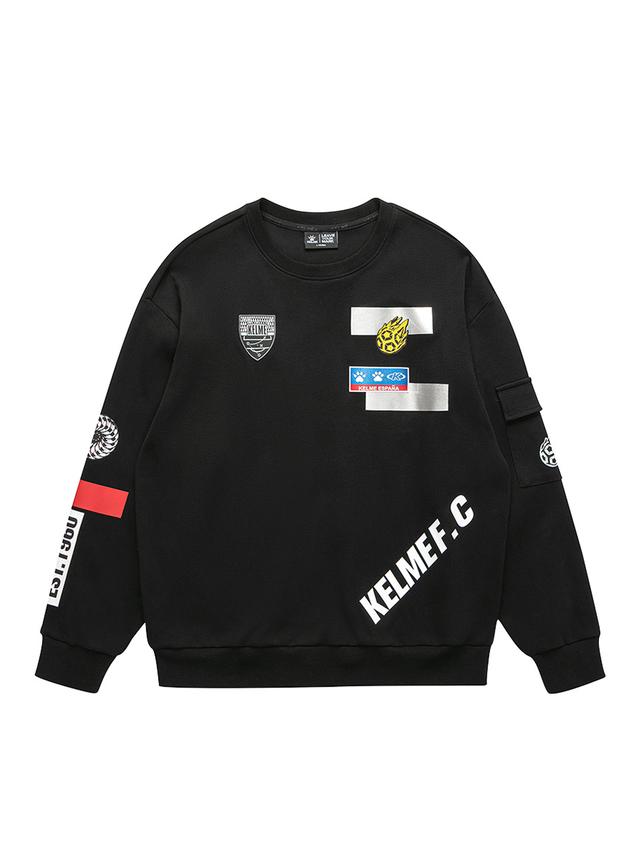 Свитшот KELME Ccrew Neck Sweater Black