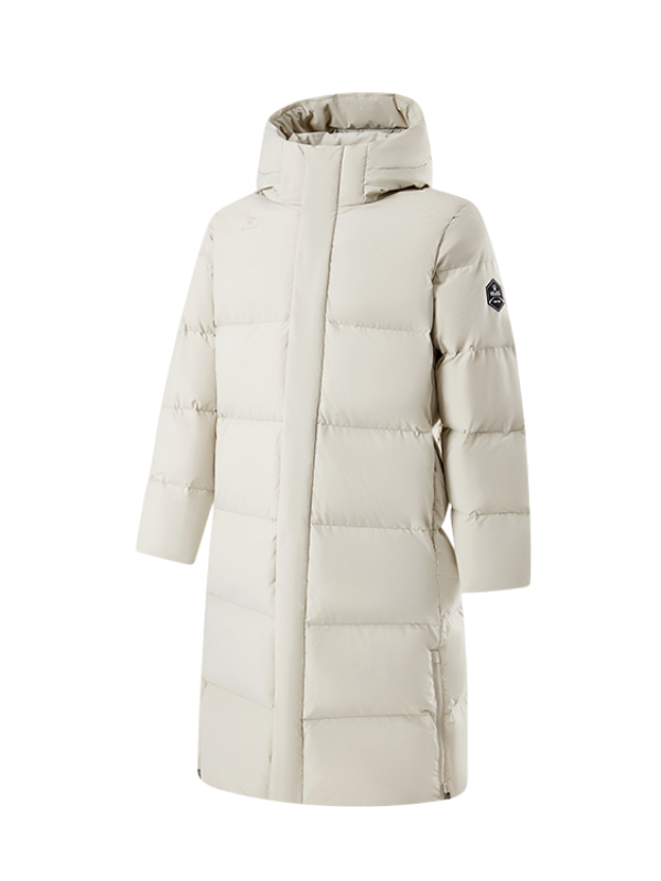 Пуховик KELME Long Down Jacket Beige