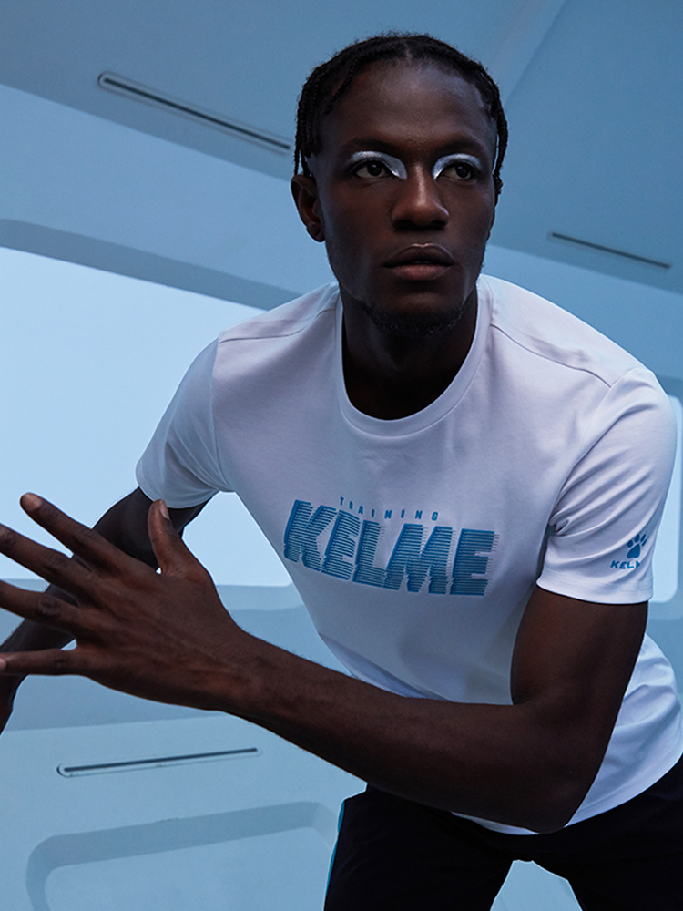 Футболка KELME Round Neck Short T White