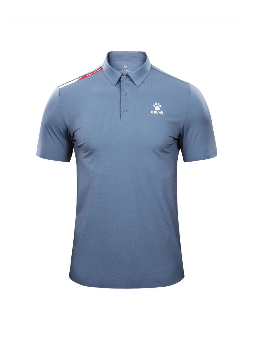 Футболка-поло KELME Short Sleeve Polo Shirt Blue