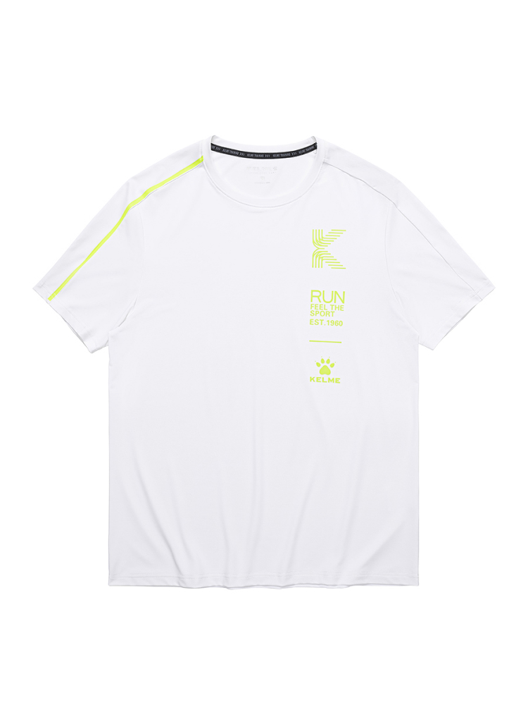Футболка KELME Round Neck Short Sleeve T-shirt White