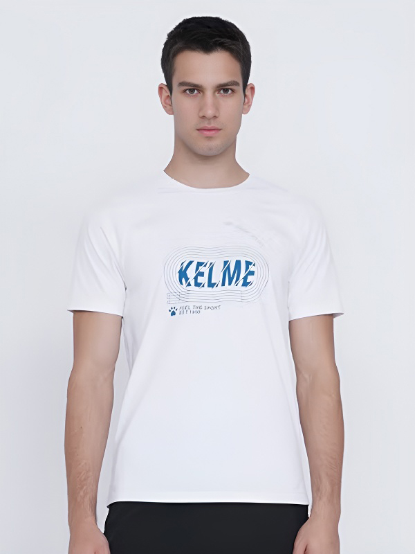 Футболка KELME Round Neck Short Sleeve T-shirt White