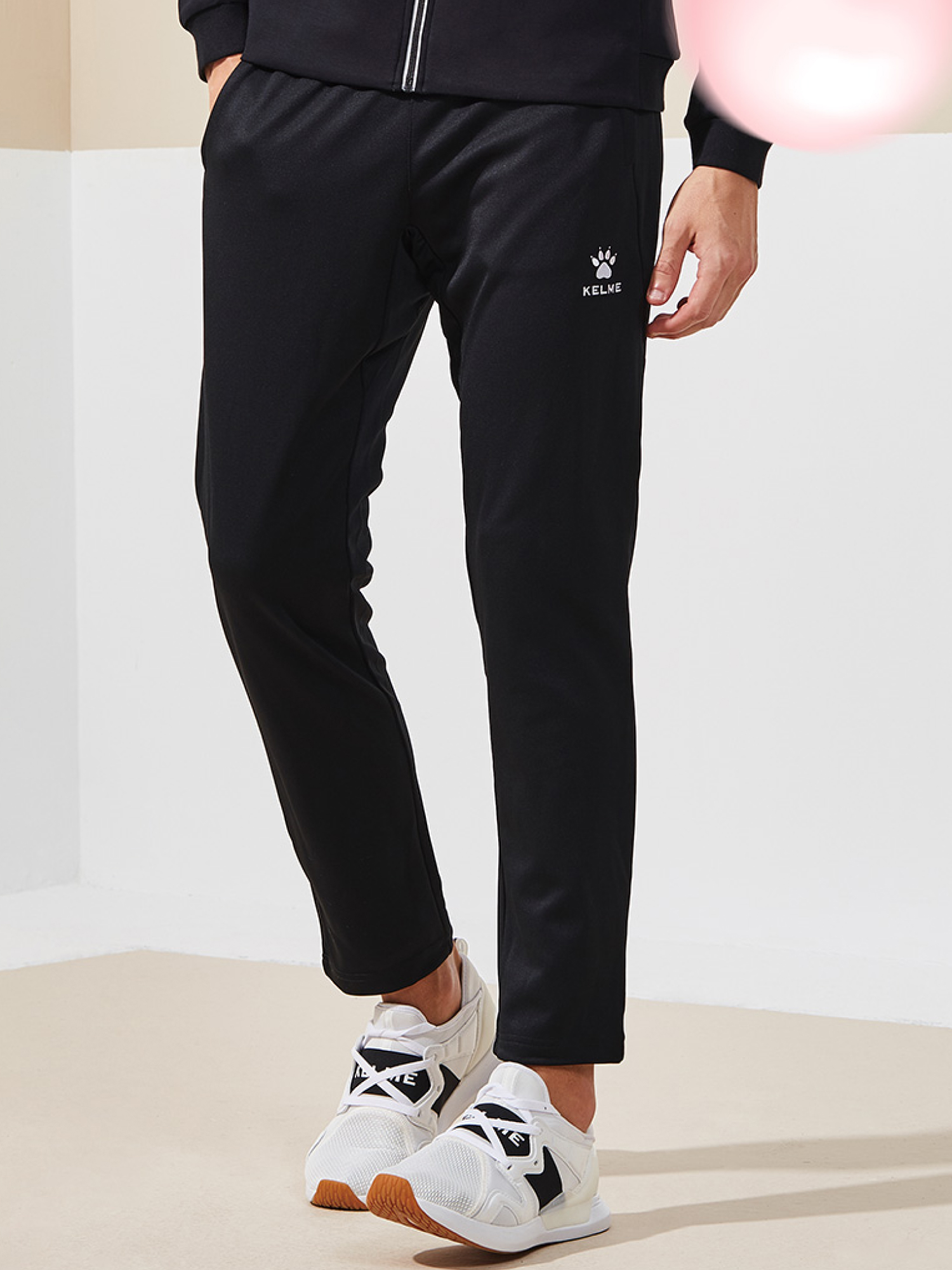 Брюки KELME Knitted Straight Trousers Black