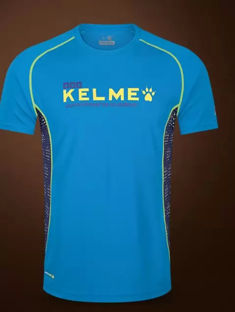 Футболка KELME Men's Quick-Drying Short-Sleeved T-Shirt Blue