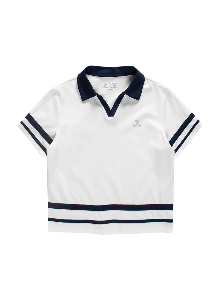 Футболка-поло KELME Short Sleeve Polo Shirt White