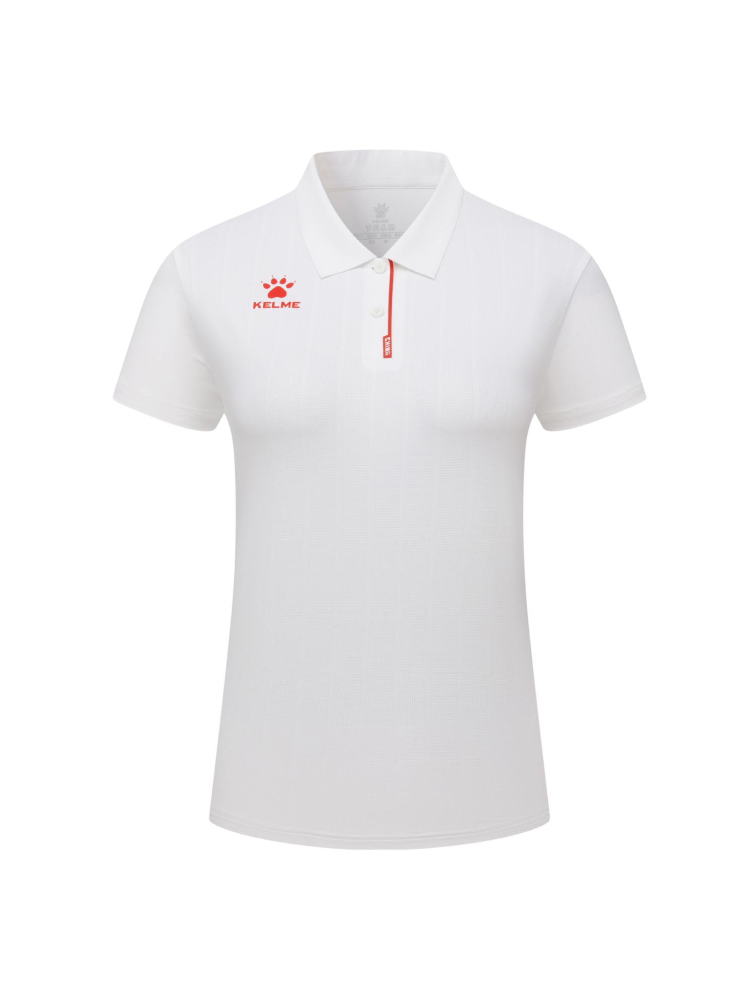 Футболка-поло KELME Women's Short Sleeve Polo Shirt White