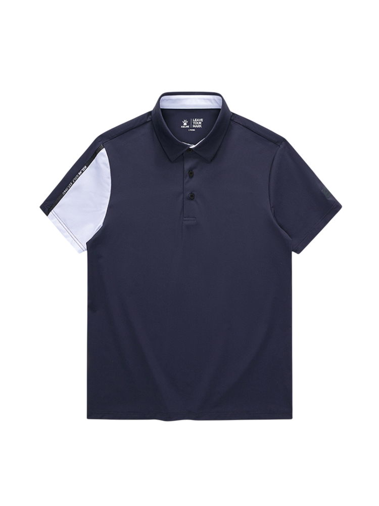 Футболка KELME Short Sleeve Polo Shirt Dark Blue