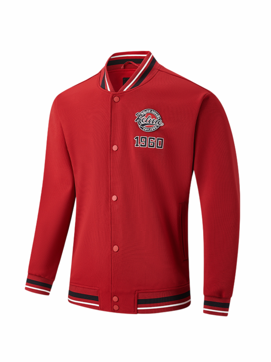 Бомбер KELME Knitted Baseball Jacket Red