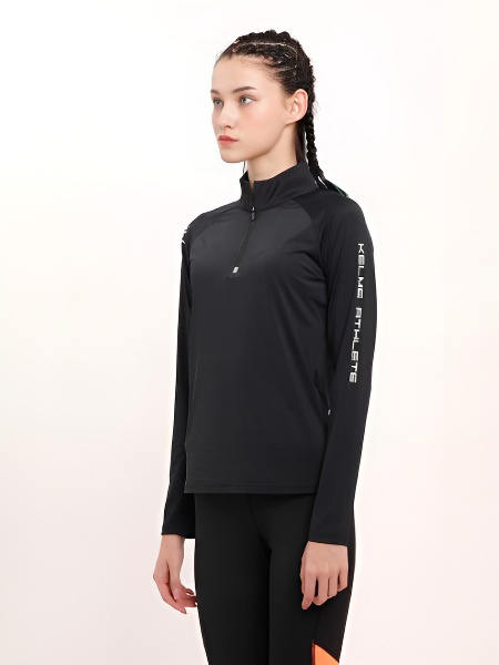 Олимпийка KELME Long-Sleeved T-Shirt Black