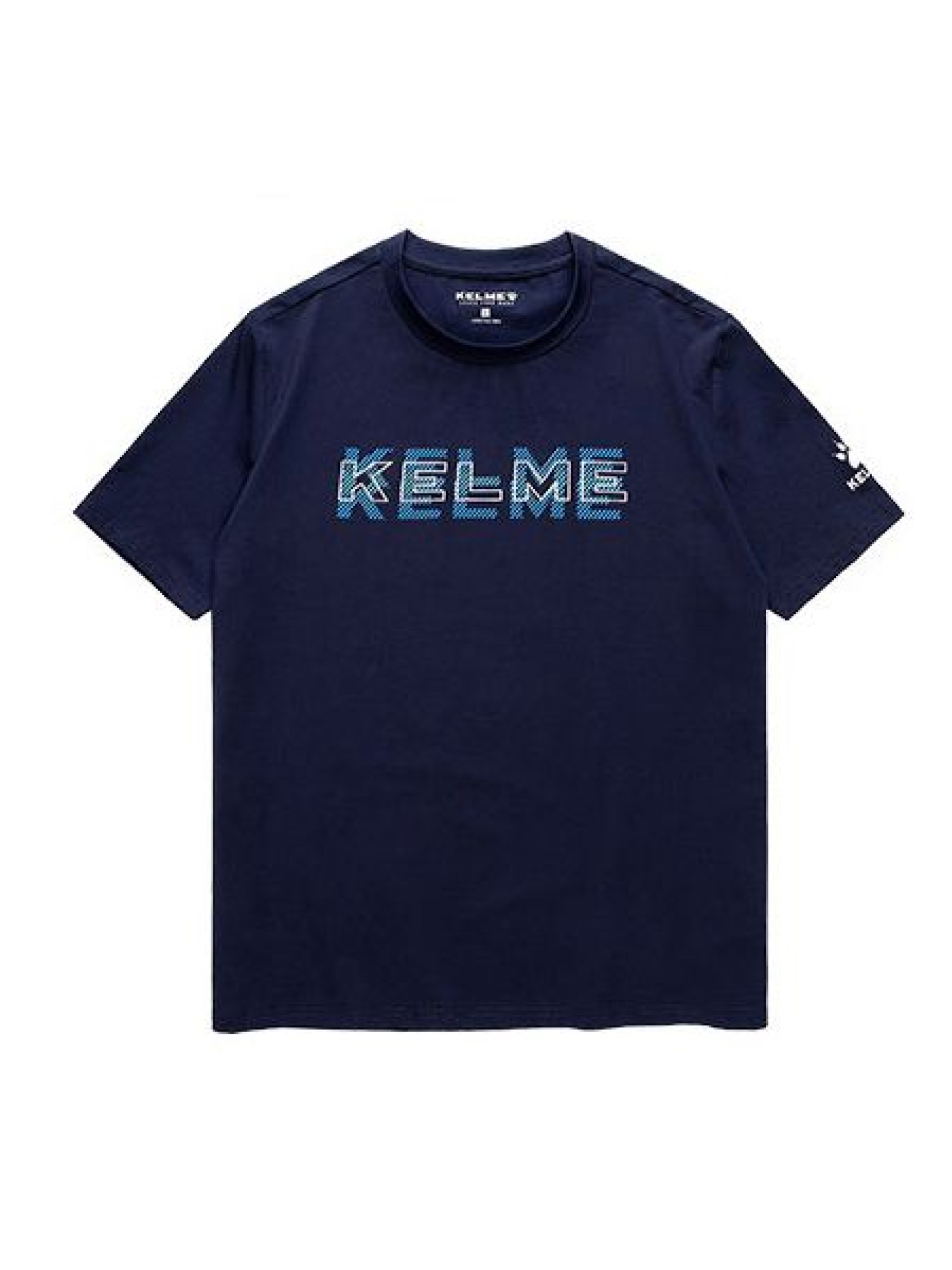 Футболка KELME Round Neck T-Shirt Dark Blue