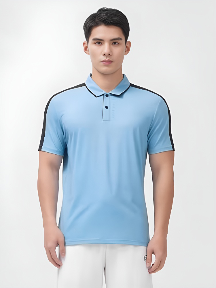 Футболка-поло KELME Short Sleeve Polo Shirt Light Blue