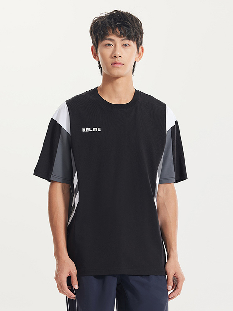 Футболка KELME Round Neck Short Sleeve T-Shirt Black
