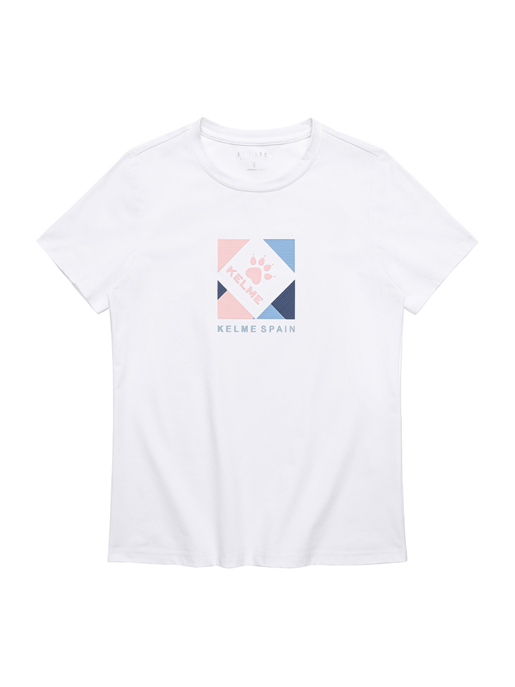 Футболка KELME Round Neck Short Sleeve T-shirt White
