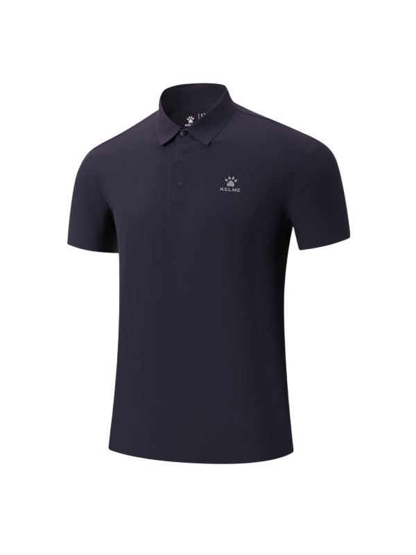 Футболка-поло KELME Long-sleeved Polo Shirt Dark Blue