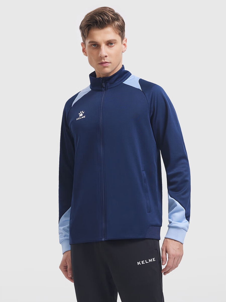 Олимпийка KELME Knitted Training Jacket Dark Blue