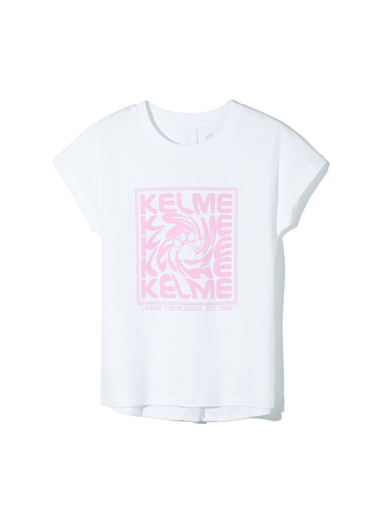 Детская футболка KELME Girls Short Sleeve T-Shirt White