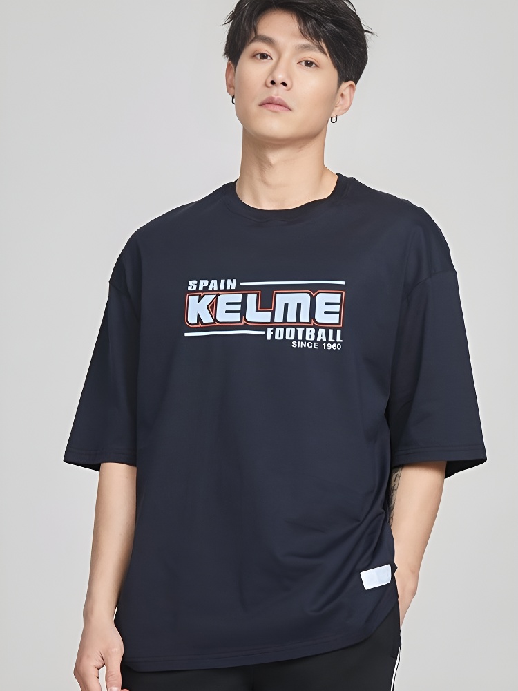 Футболка KELME Round Neck Short Sleeve T-Shirt Black