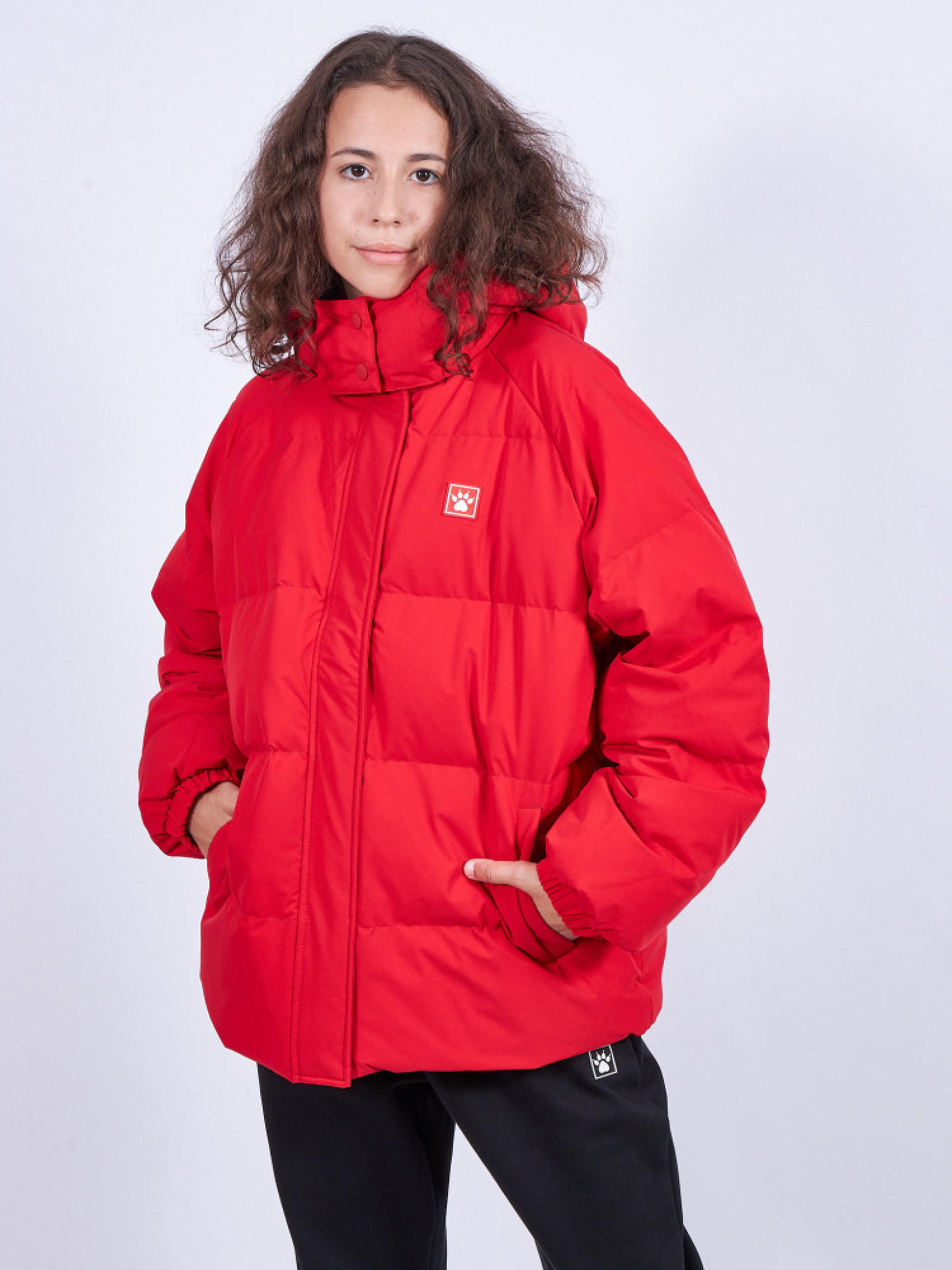Пуховик KELME Short Down Jacket Red