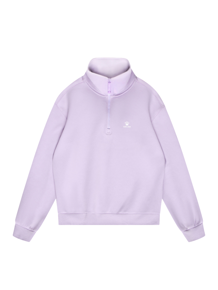 Свитшот KELME Half Cardigan Sweatshirt Violet