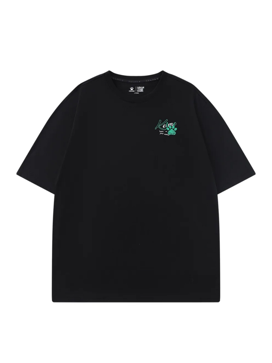 Футболка KELME Crew Neck Short-sleeved T-shirt Black