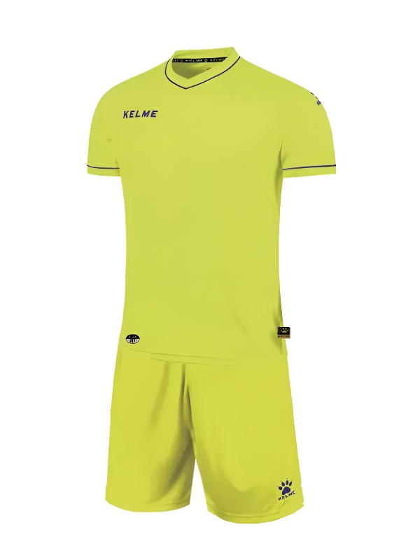 Детская футбольная форма KELME Short Sleeve Football Kid Set Yellow