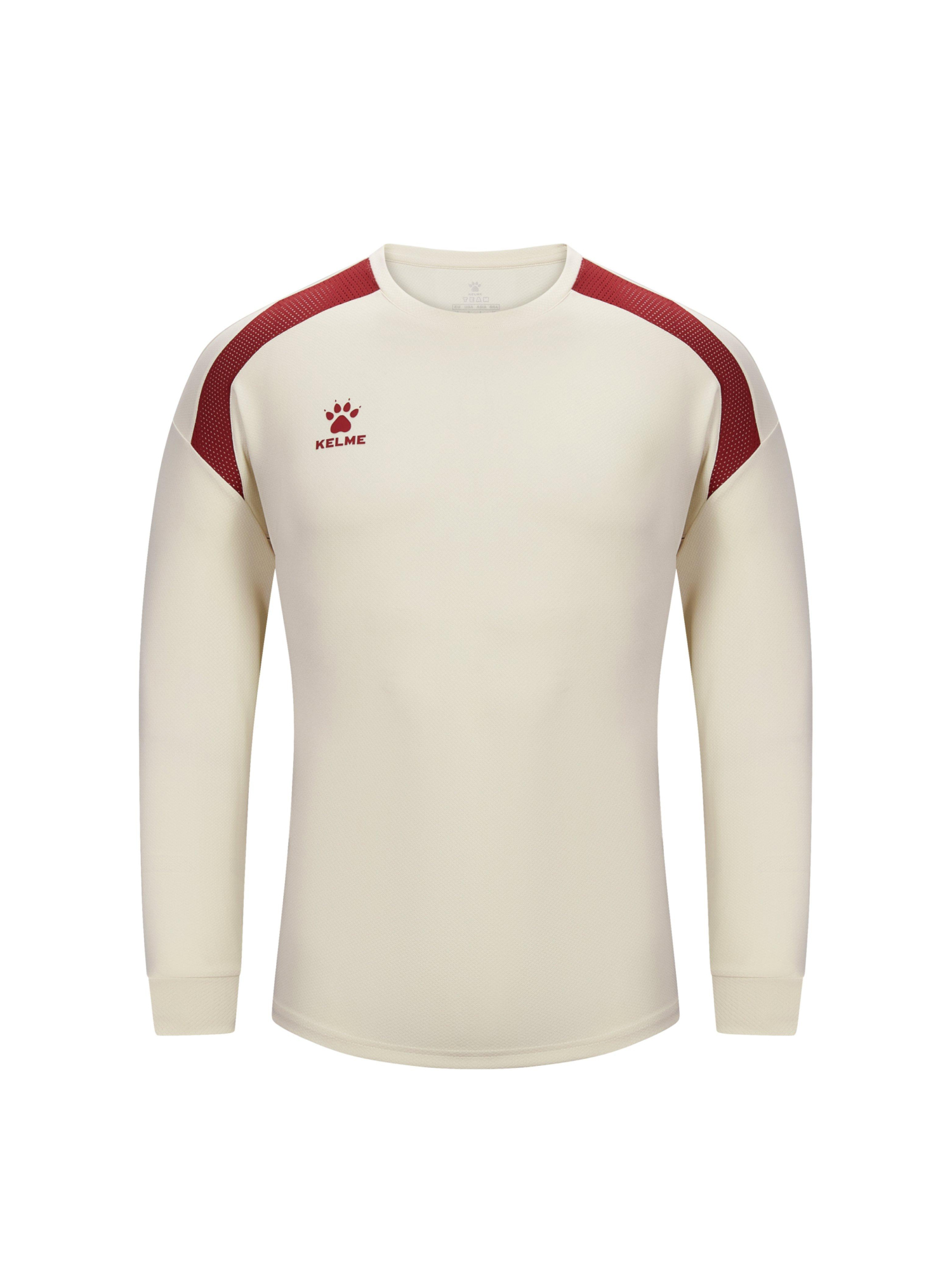Свитшот KELME Long-Sleeve Crew-Neck T-Shirt Beige