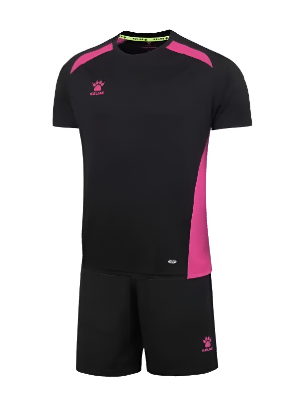 Футбольная форма KELME Short Sleeve Football Uniform Black