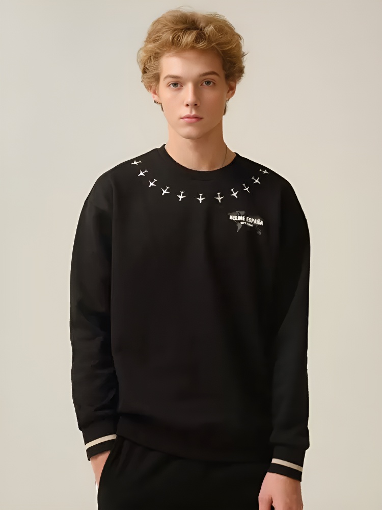Свитшот KELME Round Neck Sweater Black