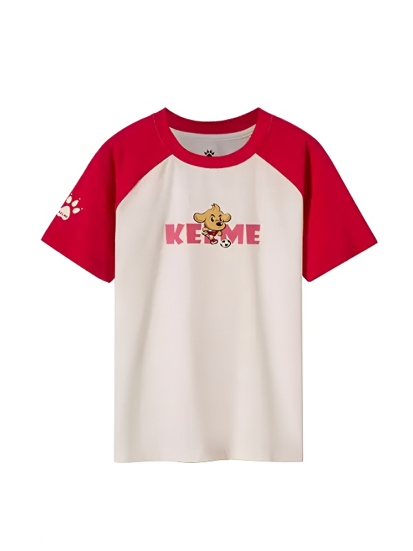 Детская футболка KELME Children's T-Shirt (White/Red)