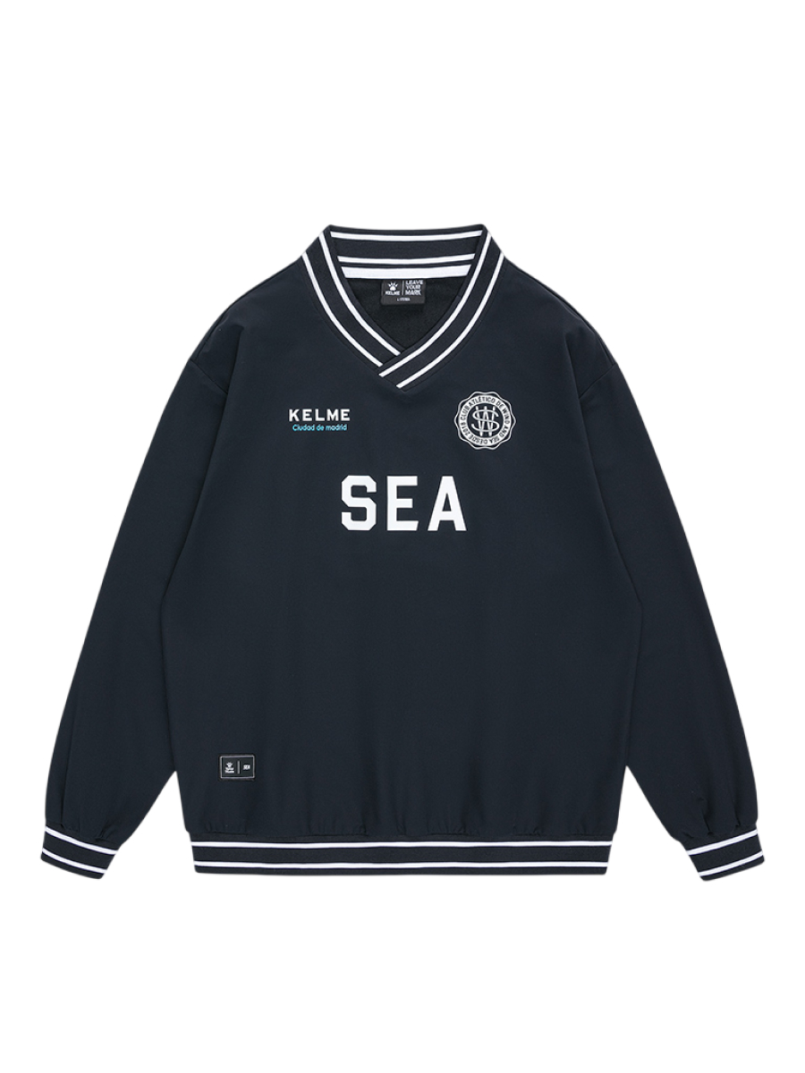 Свитшот KELME Woven Long-Sleeved Sweatshirt Dark Blue