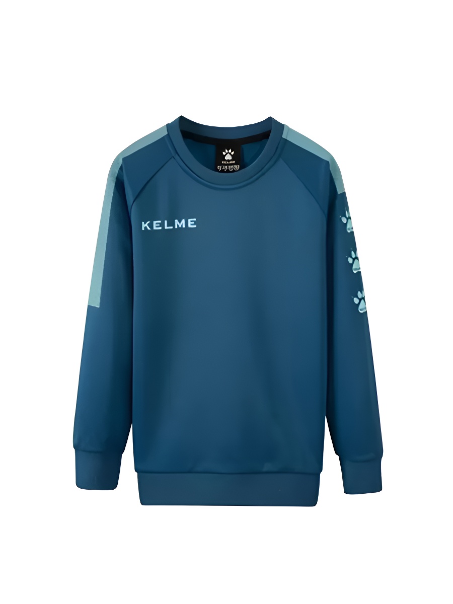 Детский свитшот KELME Knitted Crew Neck Sweatshirt Dark Blue