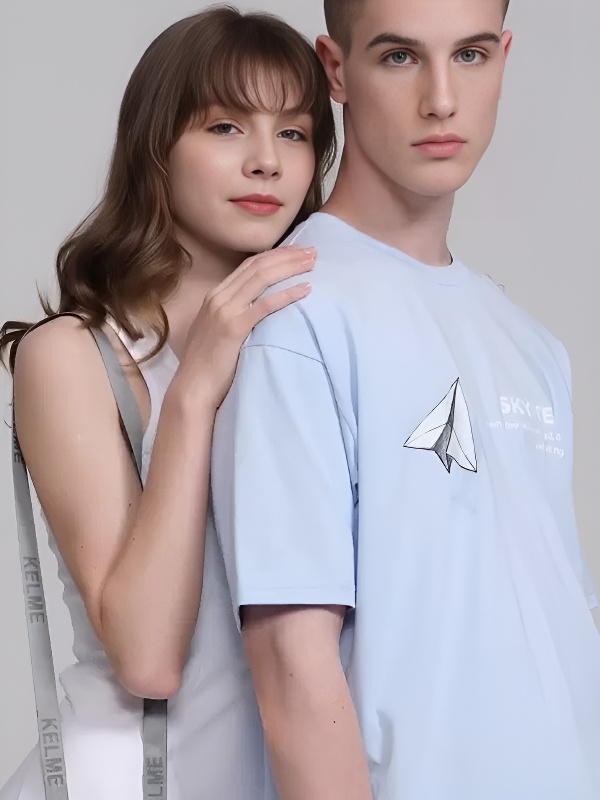 Футболка KELME Short-Sleeved T-Shirt Light Blue